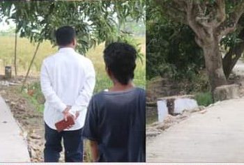 Jalan Blok Bedeng Desa Bugis Tua Anjatan di Cor, masyarakat senang 