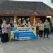 Bhabinkamtibmas Desa Gempol Aipda Aris Dianto laksanakan monitoring dan pengamanan kegiatan NGABASO.