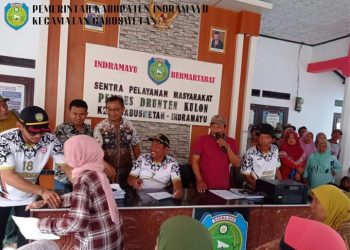 Camat Gabuswetan Monitoring Penyaluran BLT BBM dan BPNT