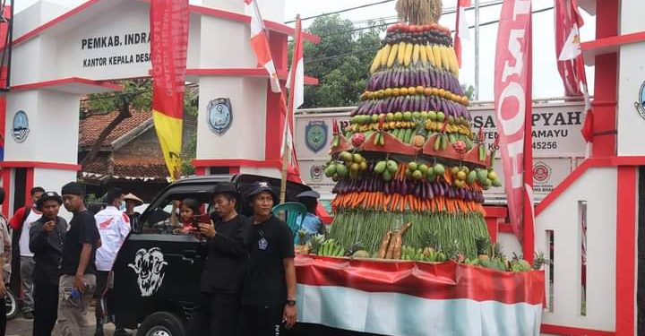 Desa Kopyah Kecamatan Anjatan Gelar Acara Mapag Sri