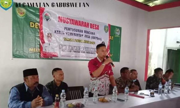 Pemdes Sekarmulya Gabuswetan Laksanakan Musdes