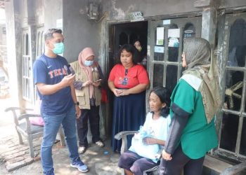 Tim Dokmaru Kecamatan Anjatan Periksa Kesehatan Daenih