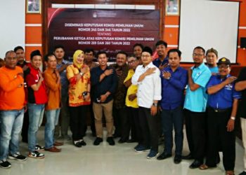 KPU Indramayu Sosialisasikan Diseminasi Keputusan KPU 345 dan 346
