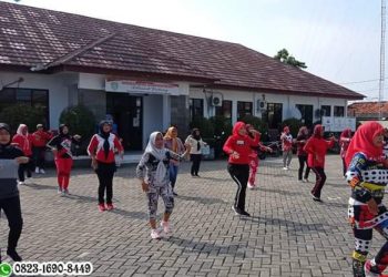 TP PKK se Kecamatan Gabuswetan Gelar Senam SICITA 