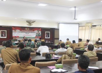 Sukseskan Program BSMSS, Kodim dan Pemkab Indramayu Gelar Rapat Persiapan