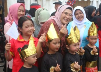 Memeriahkan Hari Jadi ke 495 Indramayu, IGTKI Gelar Parade Jalan Sehat Anak PAUD
