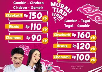 Promo GoVember, KAI Daop 3 Cirebon Berlakukan Tarif Khusus KA Gocher di Bulan November