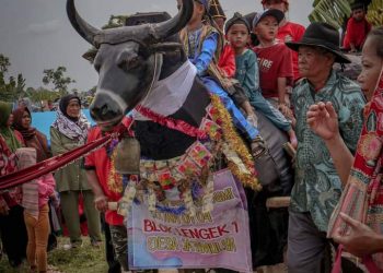 Ungkapan Rasa Syukur, Masyarakat Desa Jatimulya Terisi Gelar Sedekah Bumi