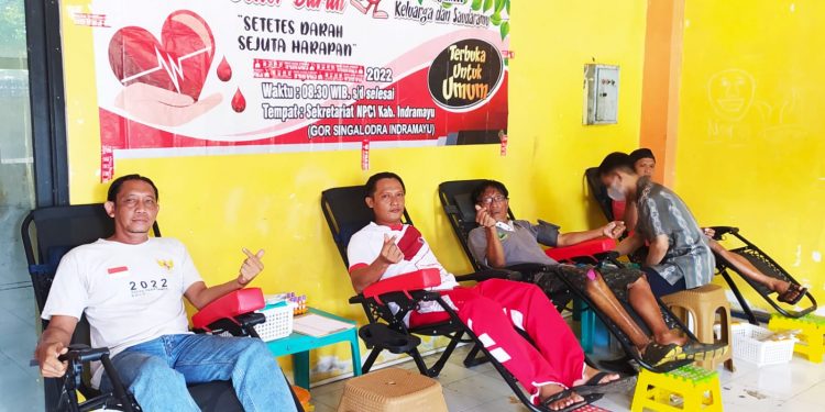 NPCI Indramayu Kembali Adakan Donor Darah