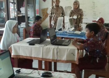 SDN 1 Geyongan Laksanakan Latihan Asesmen Nasional Berbasis Komputer ( ANBK )