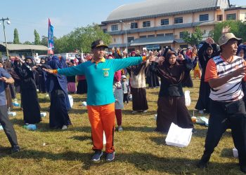 Netty Aher Gelar Senam Cegah Stunting Bersama BKKBN