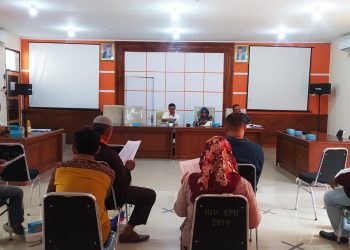 Persiapan Verfak Metoda Kedua, KPU Indramayu Rakor dengan LO Parpol