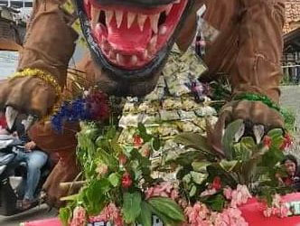 Pemdes Kendayakan Kecamatan Terisi Gelar Acara Sedekah Bumi