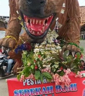 Pemdes Kendayakan Kecamatan Terisi Gelar Acara Sedekah Bumi