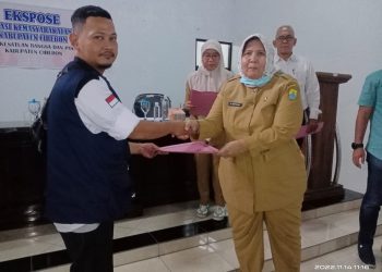 Kesbangpol Kabupaten Cirebon Lakukan Ekpose LSM Dan Oramas Di Aula Kantor DPMD 