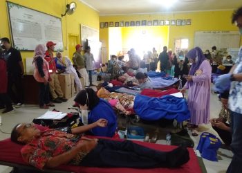 PMI Gelar Donor Darah Se Kabupaten Cirebon di Kecamatan Palimanan