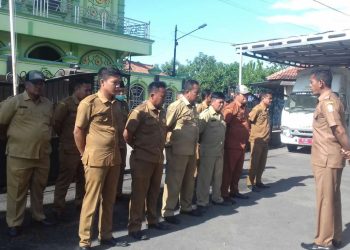 Pemdes Gelar Apel Pagi Sebagai Sarana Dan Upaya Membangun Penegakkan Kedisiplinan Kerja Perangkat Desa