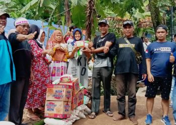 FKKC Kecamatan Ciledug Berikan Bantuan Logistik Korban Gempa Cianjur