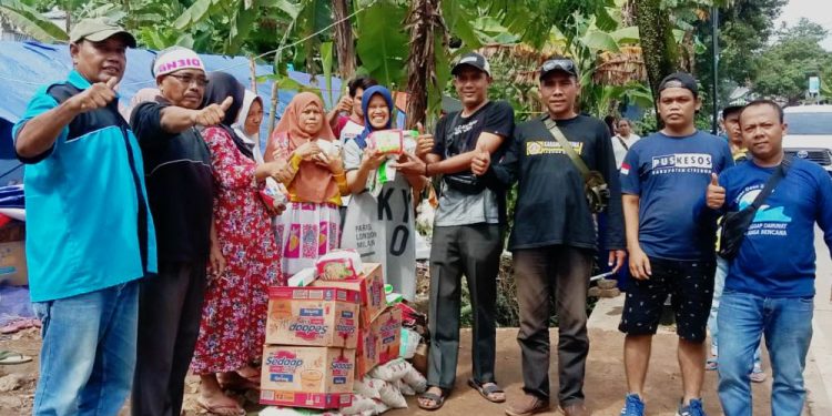 FKKC Kecamatan Ciledug Berikan Bantuan Logistik Korban Gempa Cianjur