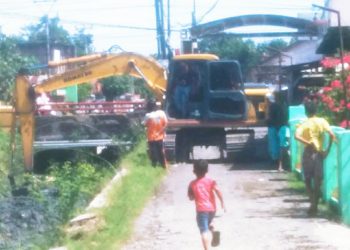 Pasca di Kecam, PT Wika Kerjakan Pengurasan Saluran Sekunder Losari Kidul