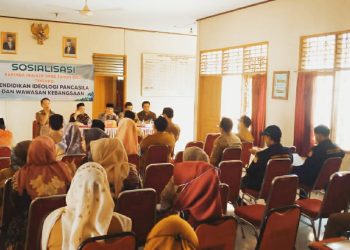 Anggota Dapil V Gelar Sosialiasi Raperda Inisiatif DPRD Tahun 2022 Tentang Pendidikan Ideologi Pancasila Dan Wawasan Kebangsaan