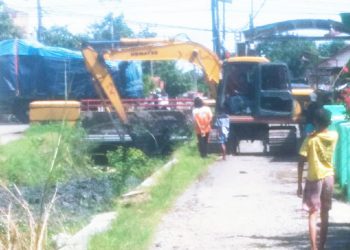 Tak Pasang Papan Informasi, Pengerjaan Pengerukan Saluran Irigasi PT WIKA Bak Proyek Siluman