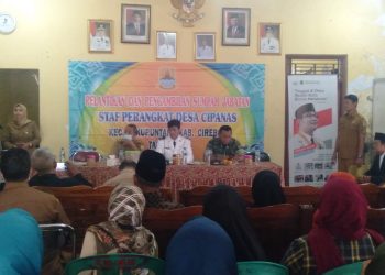 Kuwu Cipanas “Maman Suparman” Lantik Stap Desa Baru Untuk Mengisi Kekosongan Jabatan