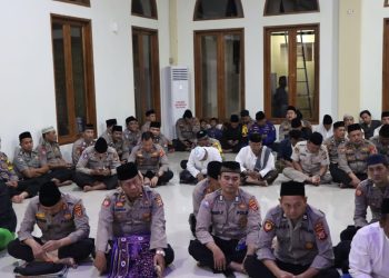 Jelang Operasi Lilin Lodaya 2022, Polresta Cirebon Gelar Istighosah dan Doa Bersama