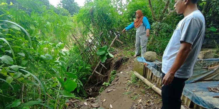 Sepadan Sungai Terkikis Dan Longsor, Pemdes Jatiseeng Kidul Minta Perhatian Serius BBWS
