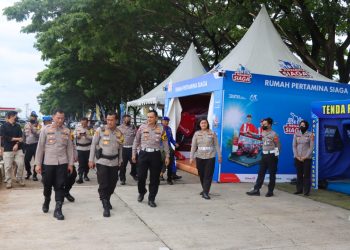 Rest Area KM 228 Siap Hadapi Nataru, Kapolresta Cirebon Tinjau Posko Operasi Lilin Lodaya 2022