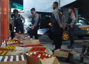Polresta Cirebon Berhasil Amankan Ratusan Miras