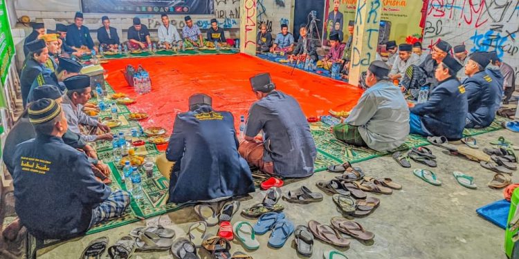 Majelis Sholawat Babul Huda Desa Leuwenggajah Adakan Pengajian Awal Tahun 2023
