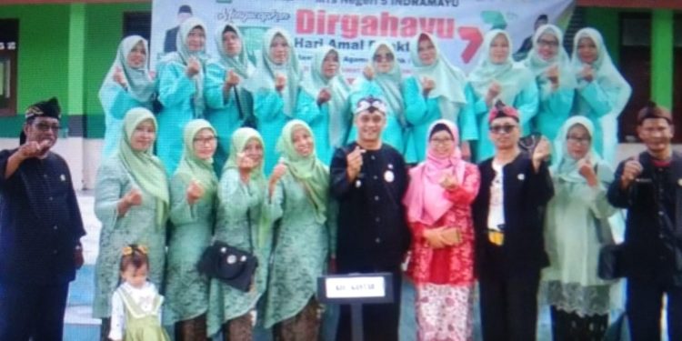 Camat Anjatan Pimpin Upacara Lahirnya Kemanag RI ke 77