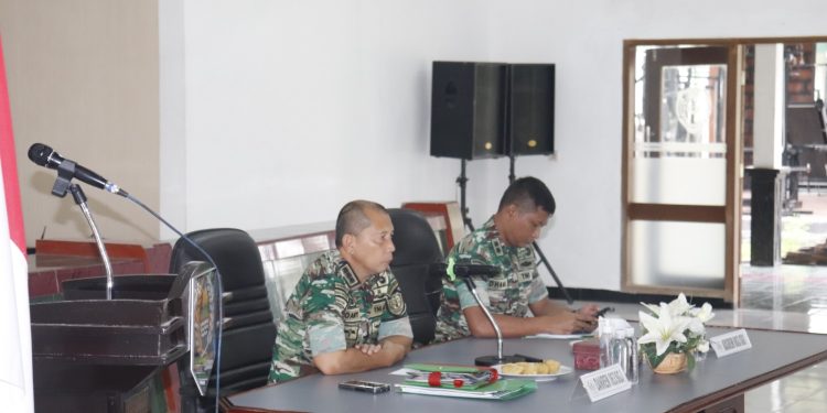 Kali Ini Danrem 063/ Sunan Gunung Jati Menerima Paparan Para Dandim Terkait AGHTK.