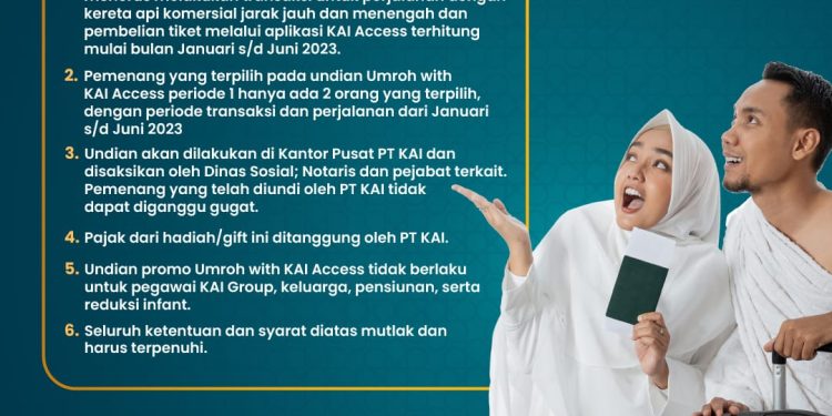 Member KAI Access, Berkesempatan Dapat Umroh Gratis