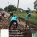 Pemdes Dan Lembaga Desa Sende Kerja Bakti Perbaiki Jalan Rusak