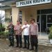 Dengan Mengendarai Sepeda Motor Kapolres Indramayu Kunjungi Sejumlah Polsek.