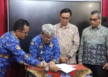 Penandatanganan MoU, TPA Kubangdeleg Bakal Difasilitasi Teknologi Pemilah Sampah