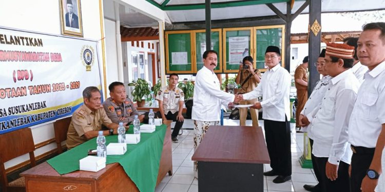 Peresmian Anggota BPD Susukanlebak Tahun 2023-2029 Berlangsung Khidmat