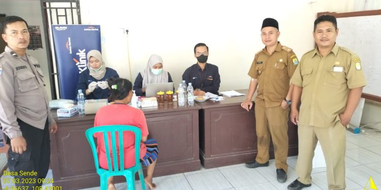 Pemdes Sende Kerjasama Dengan Puskesmas Tegalgubug Adakan Pemeriksaan Gratis