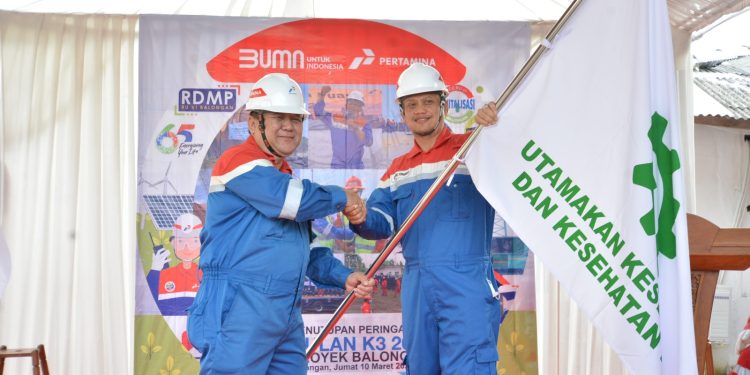 Tutup Bulan K3, GM Project Balongan Ajak Seluruh Pekerja Patuhi Aspek Safety untuk Hindari Kecelakaan Kerja