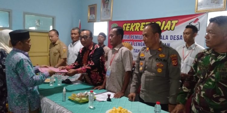 Panitia Pilkades Desa Lengkong Wetan Menerimah Pendaftaran Calon Kepala Desa Tahun 2023