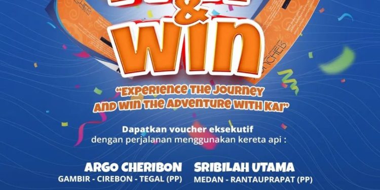 Horee..!!! Ada Tiket KA Gratis di Program “Undian Trip and Win”