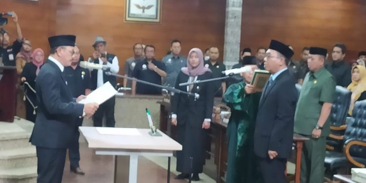 Andikan Maulida Asyari Resmi Dilantik Sebagai Anggota DPRD Indramayu PAW