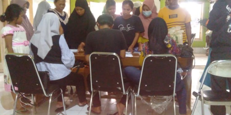 Penyaluran Bantuan Pangan di Desa Bangodua Berlangsung Kondusif