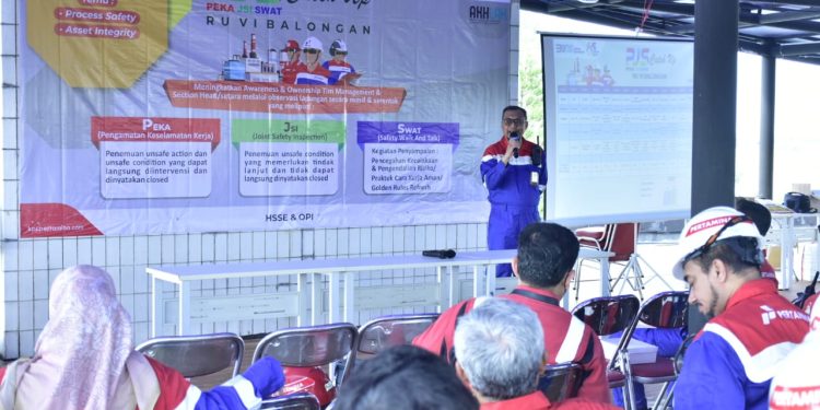 Tingkatkan Kewaspadaan HSSE, PT KPI Unit VI Balongan Gelar PJS CATCH UP 2023