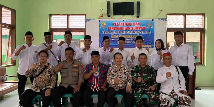 Pelatikan  dan  Pengambilan  Sumpah Anggota BPD Desa Kasugengan Lor Berjalan Lancar