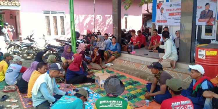 Camat dan BPP Balongan Lakukan “Ubinan” Di Desa Sudimampir Lor