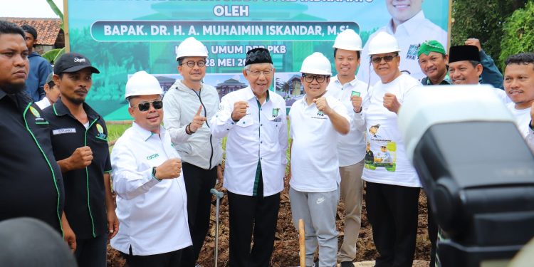 Peletakan Batu Pertama, Gus Muhaimin: DPC PKB Indramayu Bakal Miliki Rumah Perjuangan
