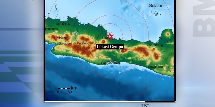 Guncangan Gempa Bumi M 3,2 Kejutkan Warga Cirebon Timur